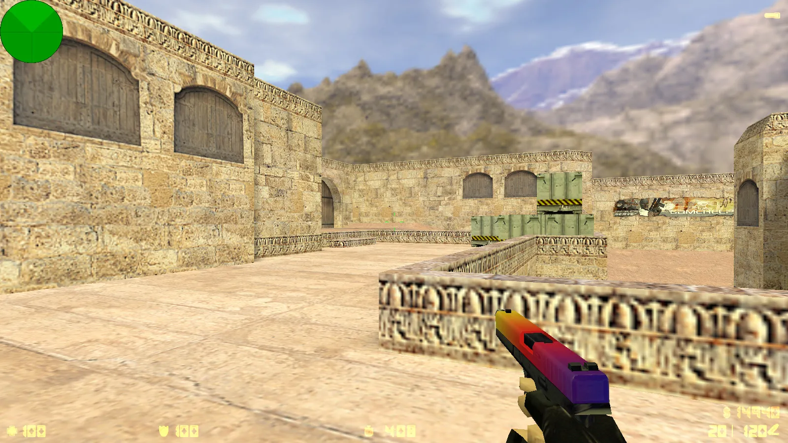 Скриншот  CS 1.6 от Ker1k Show: блогерская сборка, скины, черное меню, музыка и оптимизированный конфиг