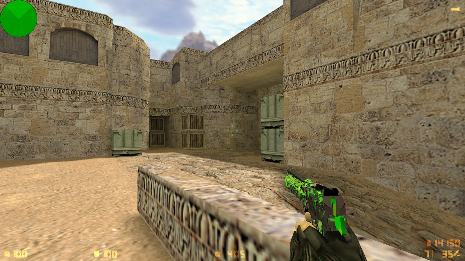 Скриншот  CS 1.6 от Kerdik Show: блогерская сборка с 15 скинами, красно-синими моделями, темным меню и оптимизированным config.cfg