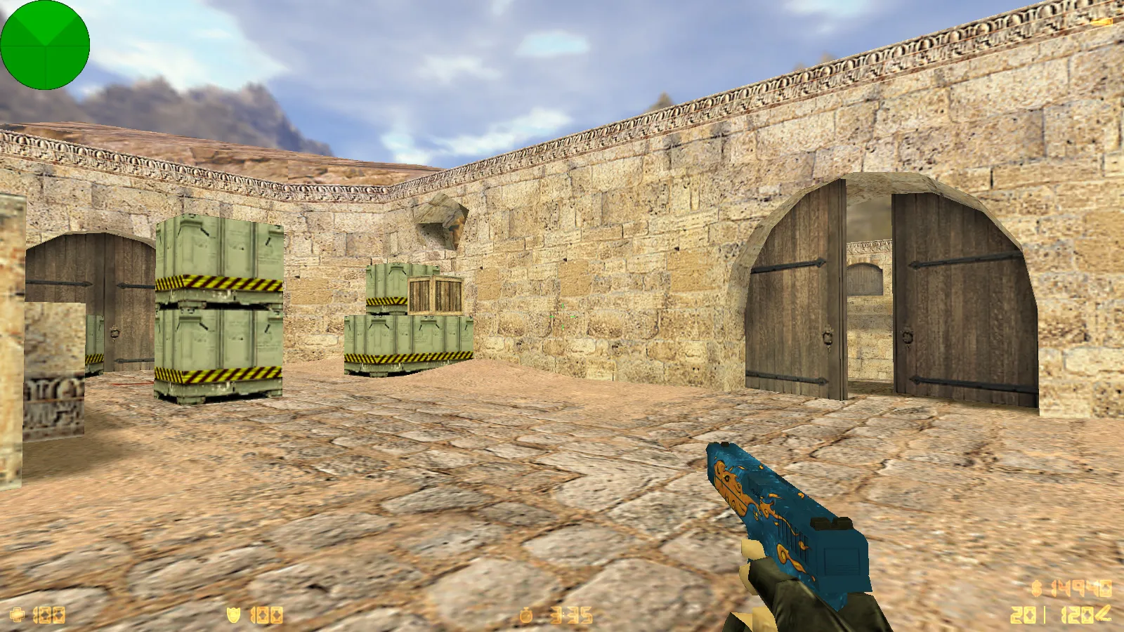 Скриншот  CS 1.6 от Kerdik Show: блогерская сборка с 15 скинами, красно-синими моделями, темным меню и оптимизированным config.cfg