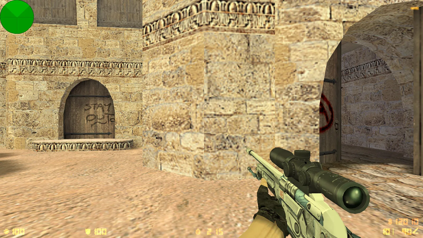 Скриншот  CS 1.6 от Kerdik Show: блогерская сборка с 15 скинами, красно-синими моделями, темным меню и оптимизированным config.cfg