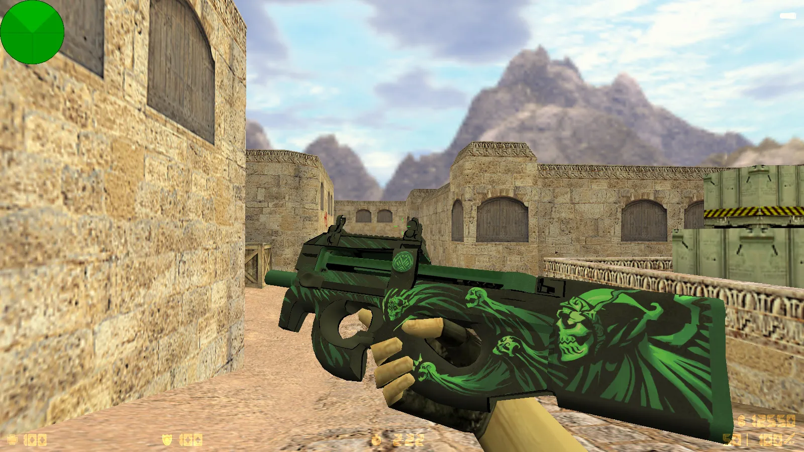 Скриншот  CS 1.6 от Kerdik Show: блогерская сборка с 15 скинами, красно-синими моделями, темным меню и оптимизированным config.cfg