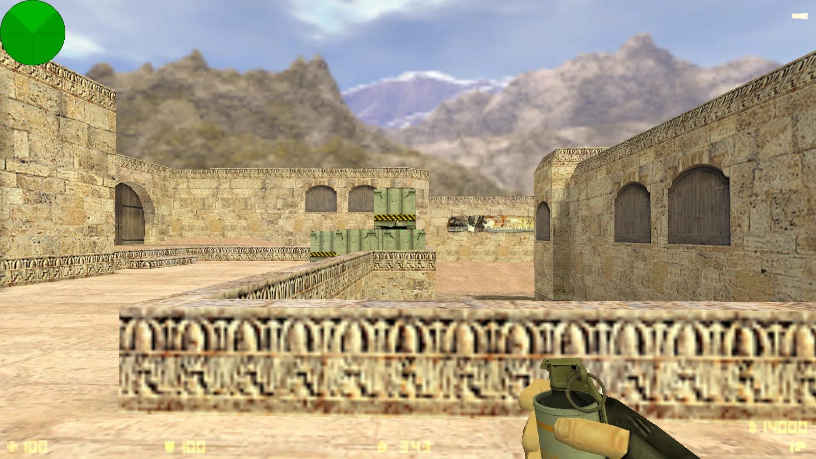 Скриншот  CS 1.6 от Kerdik Show: блогерская сборка с 15 скинами, красно-синими моделями, темным меню и оптимизированным config.cfg