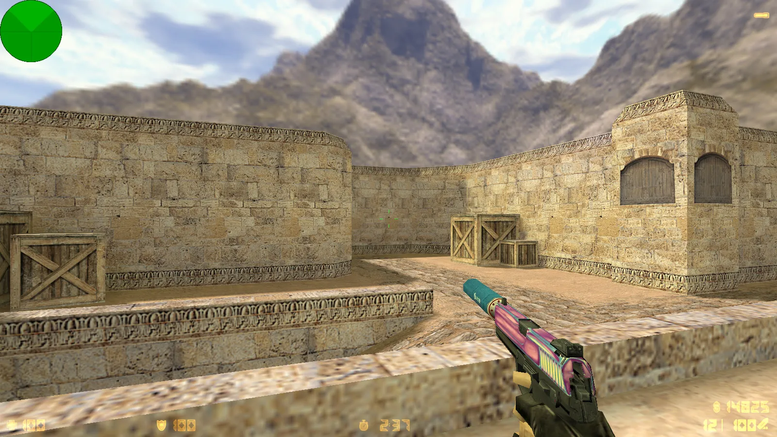 Скриншот  CS 1.6 от Киси: блогерская сборка с 24 скинами, минималистичными моделями, музыкой в меню и оптимизированным config.cfg