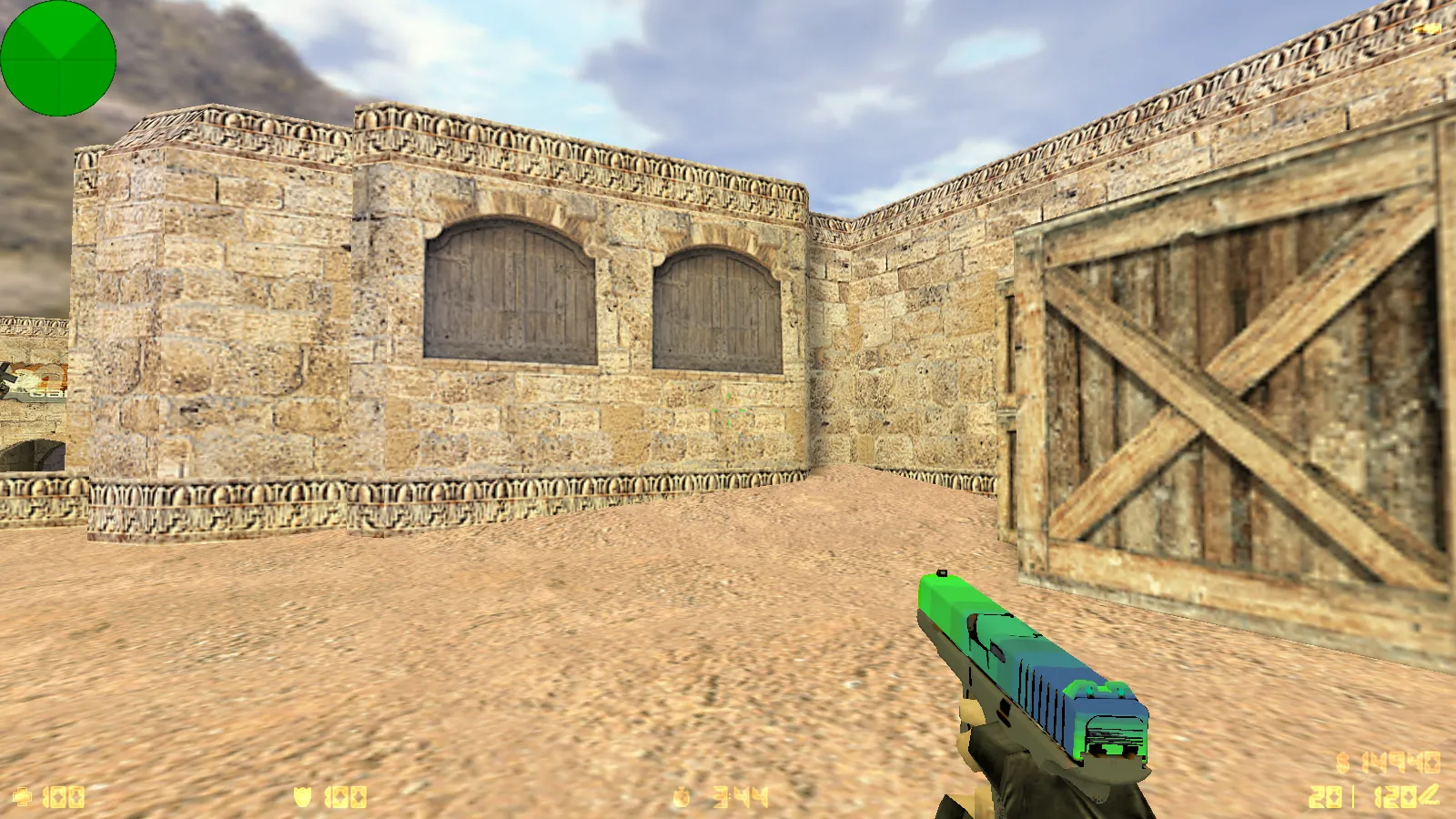 Скриншот  CS 1.6 от Киси: блогерская сборка с 24 скинами, минималистичными моделями, музыкой в меню и оптимизированным config.cfg