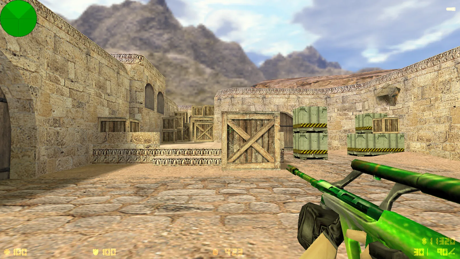 Скриншот  CS 1.6 от Киси: блогерская сборка с 24 скинами, минималистичными моделями, музыкой в меню и оптимизированным config.cfg