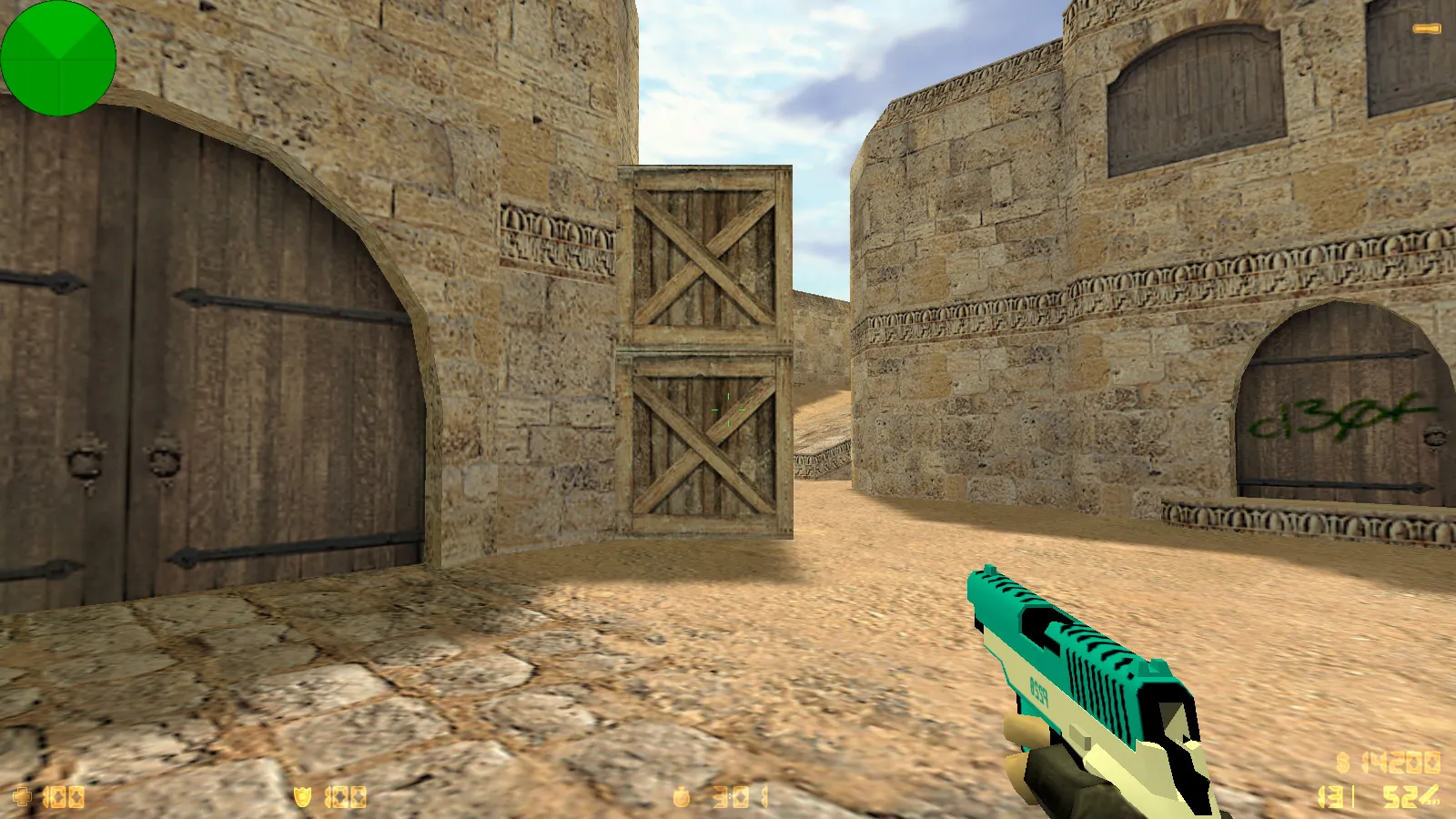 Скриншот  CS 1.6 от Киси: блогерская сборка с 24 скинами, минималистичными моделями, музыкой в меню и оптимизированным config.cfg