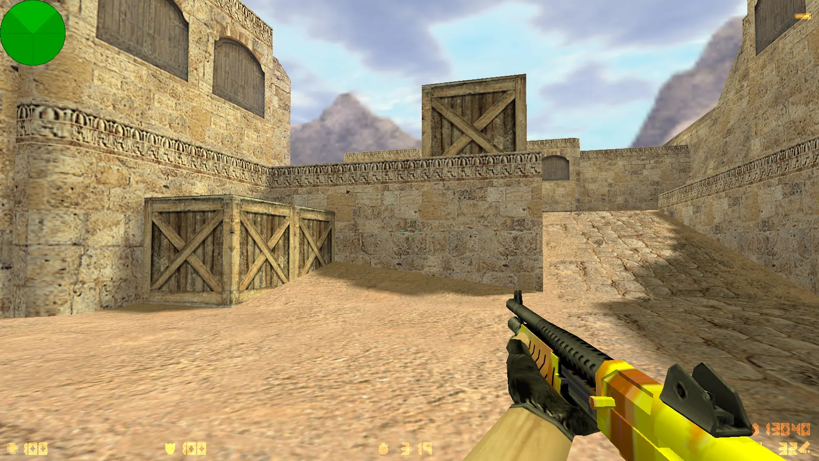 Скриншот  CS 1.6 от Киси: блогерская сборка с 24 скинами, минималистичными моделями, музыкой в меню и оптимизированным config.cfg