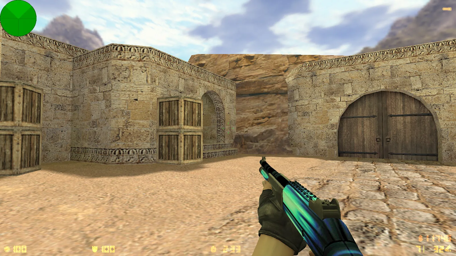 Скриншот  CS 1.6 от Киси: блогерская сборка с 24 скинами, минималистичными моделями, музыкой в меню и оптимизированным config.cfg