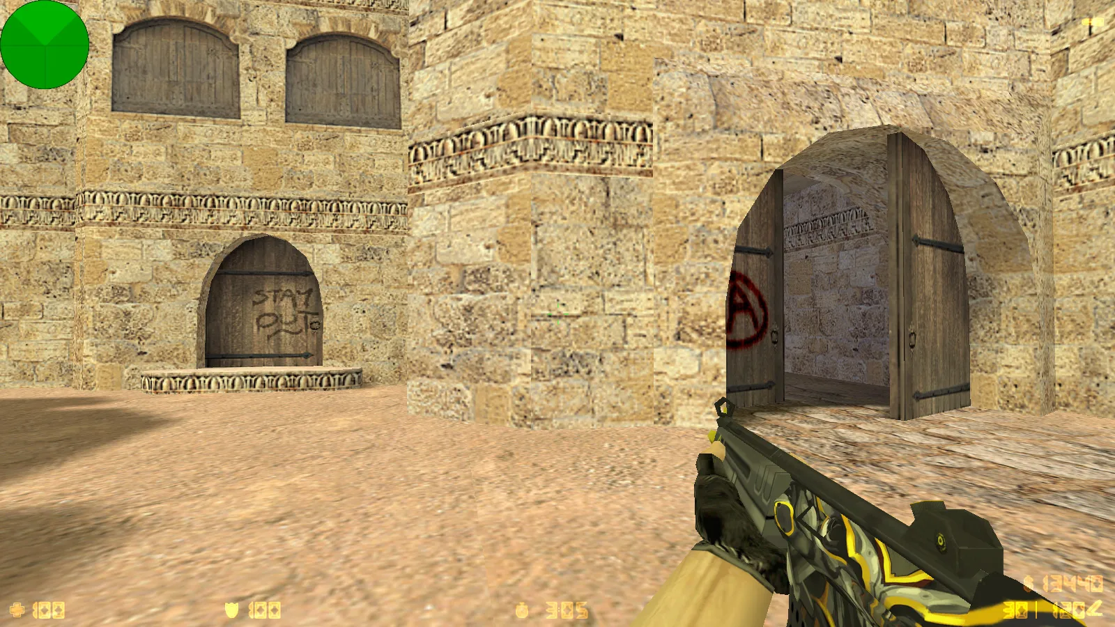 Скриншот  CS 1.6 от Киси: блогерская сборка с 24 скинами, минималистичными моделями, музыкой в меню и оптимизированным config.cfg