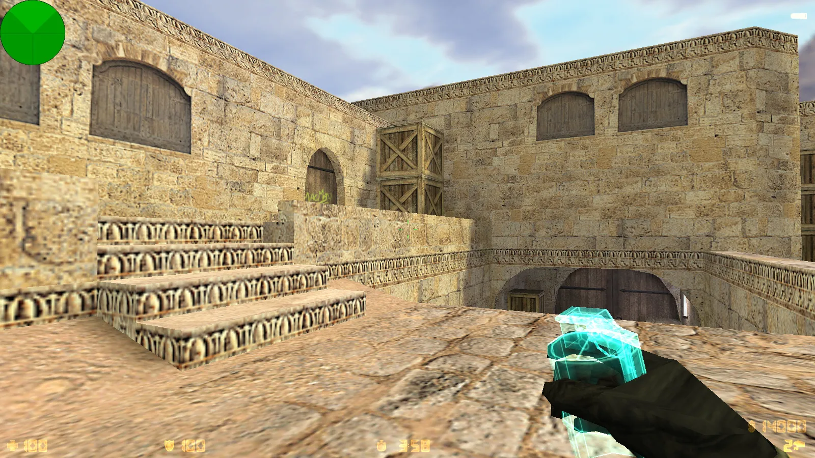 Скриншот  CS 1.6 от Киси: блогерская сборка с 24 скинами, минималистичными моделями, музыкой в меню и оптимизированным config.cfg