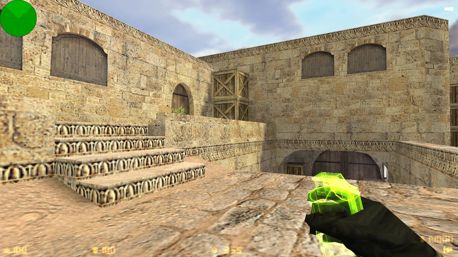 Скриншот  CS 1.6 от Киси: блогерская сборка с 24 скинами, минималистичными моделями, музыкой в меню и оптимизированным config.cfg