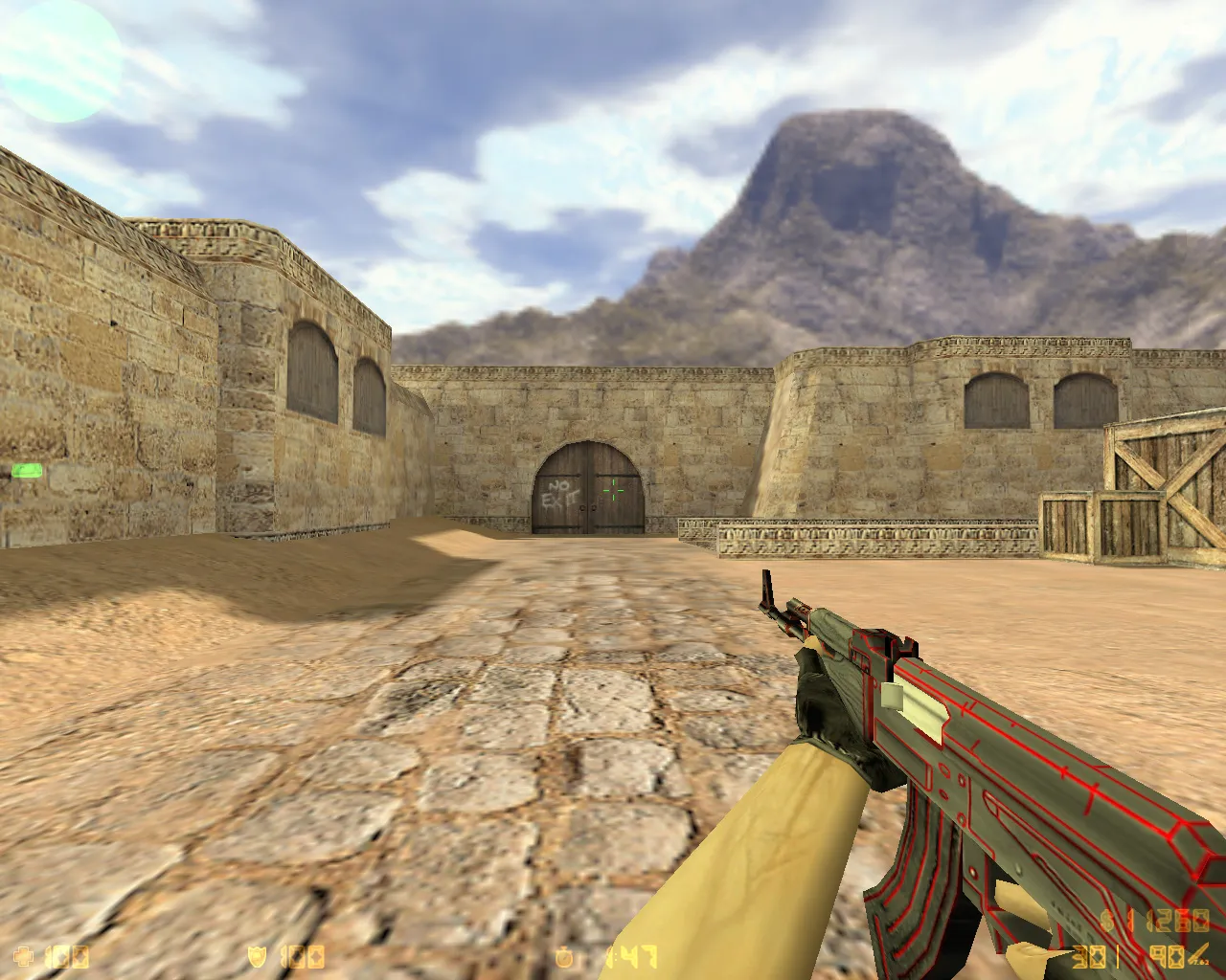 Скриншот CS 1.6 от Клеонта: блогерская сборка с паком скинов, изменениями UI и оптимизированным конфигом