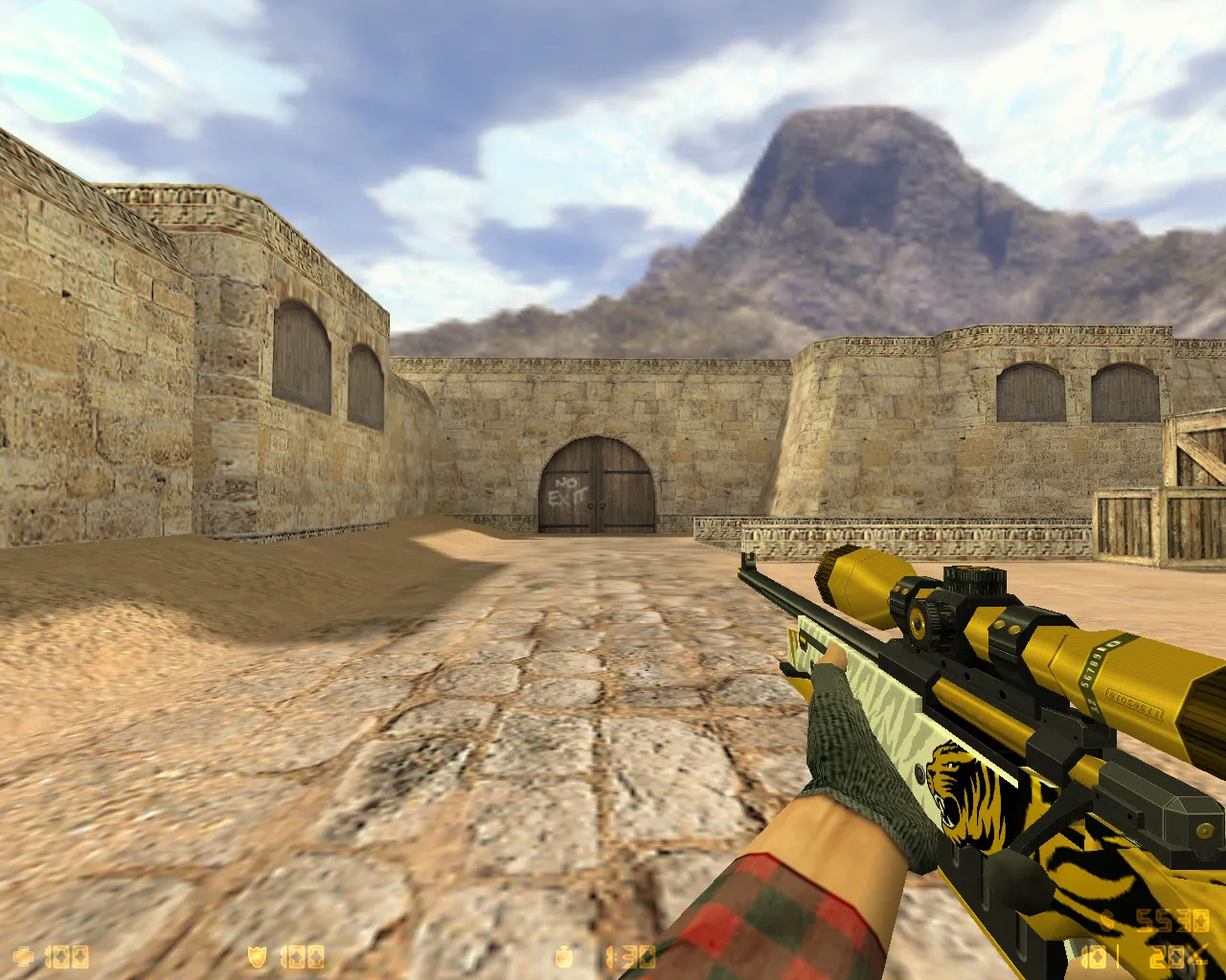 Скриншот CS 1.6 от Клеонта: блогерская сборка с паком скинов, изменениями UI и оптимизированным конфигом