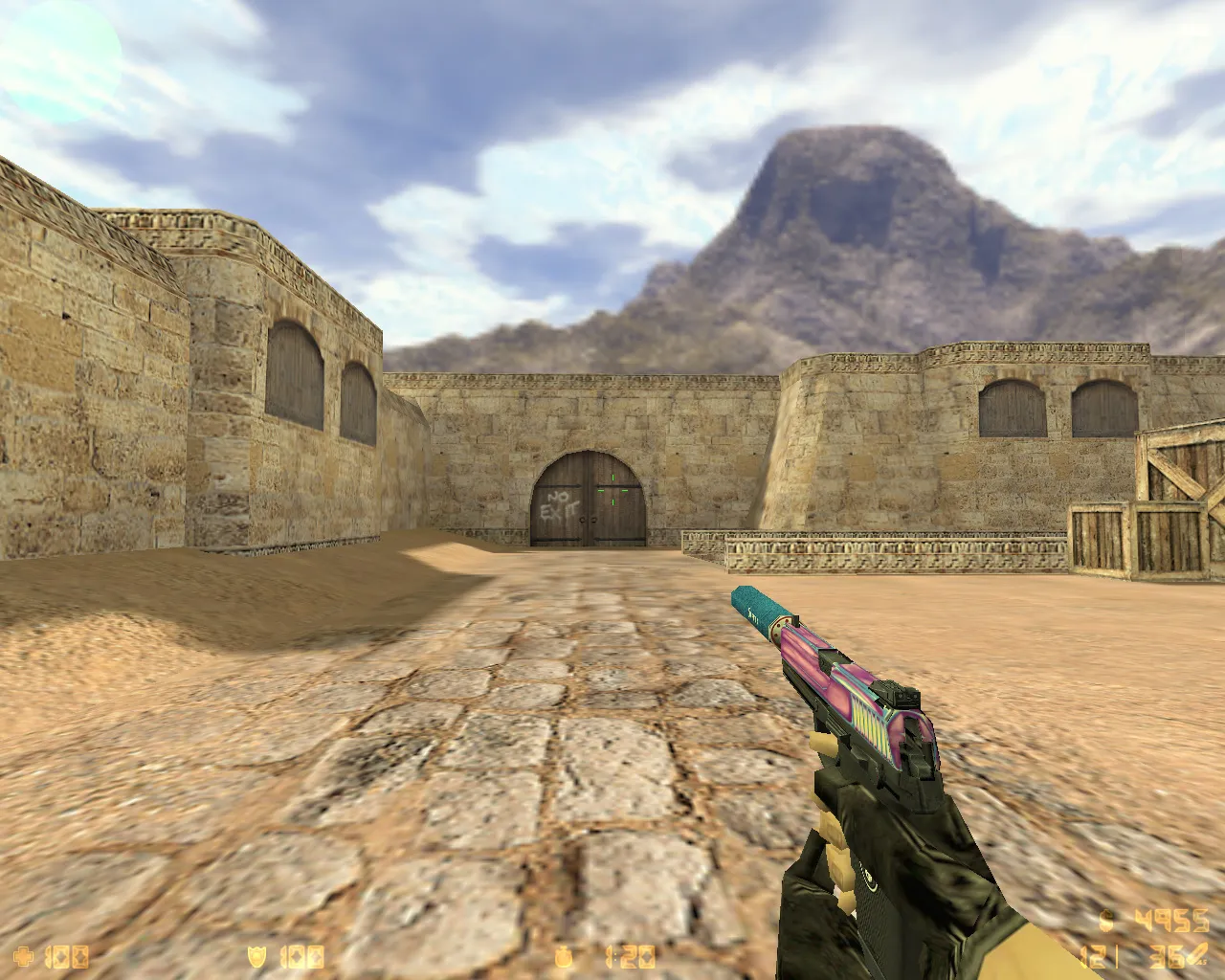 Скриншот  CS 1.6 от Клеонта: блогерская сборка с паком скинов, изменениями UI и оптимизированным конфигом