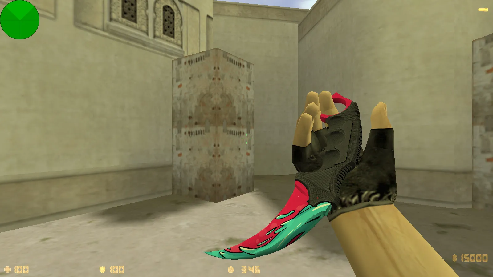 Скриншот CS 1.6 от Кокосика: блогерская сборка с 8 обновлениями, скинами, звуками, темным меню и оптимизированным конфигом