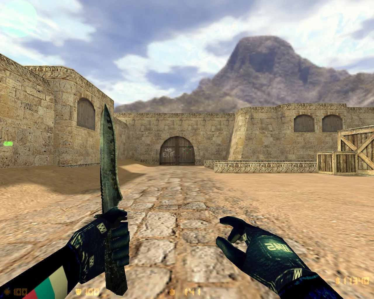 Скриншот CS 1.6 от KOT3: блогерская сборка с 7 правками, W45 ПНХ модели, темная тема меню, оптимизированный конфиг