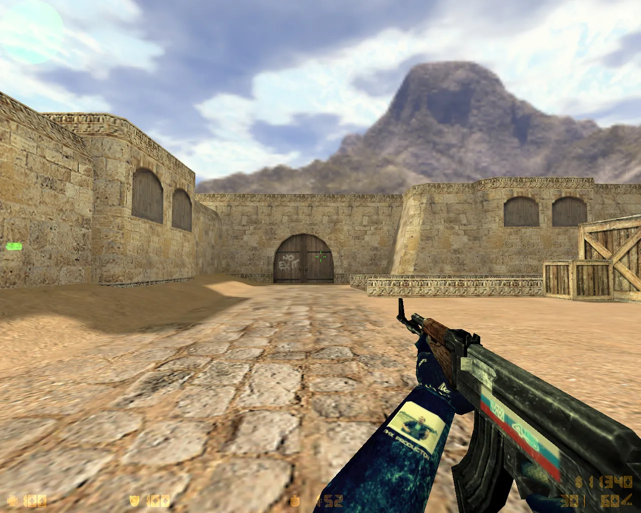 Скриншот CS 1.6 от KOT3: блогерская сборка с 7 правками, W45 ПНХ модели, темная тема меню, оптимизированный конфиг