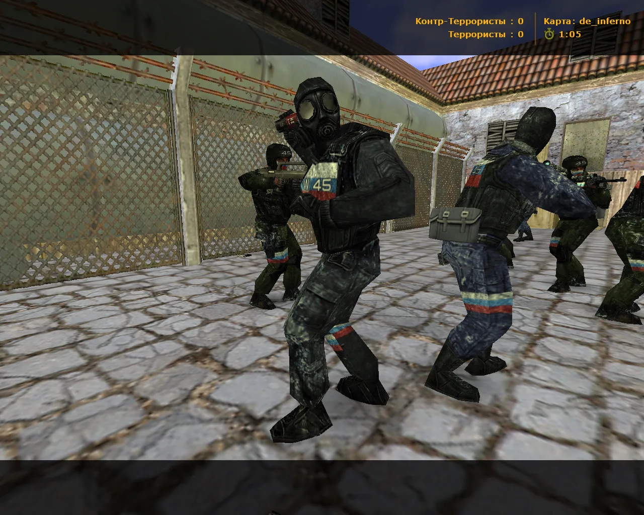 Скриншот  CS 1.6 от KOT3: блогерская сборка с 7 правками, W45 ПНХ модели, темная тема меню, оптимизированный конфиг