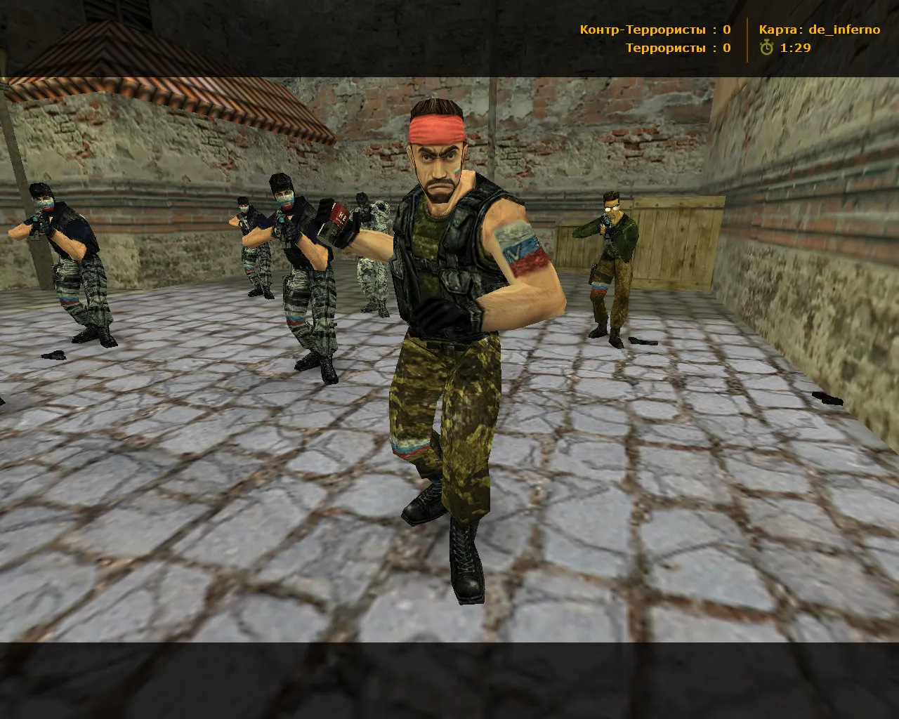 Скриншот  CS 1.6 от KOT3: блогерская сборка с 7 правками, W45 ПНХ модели, темная тема меню, оптимизированный конфиг