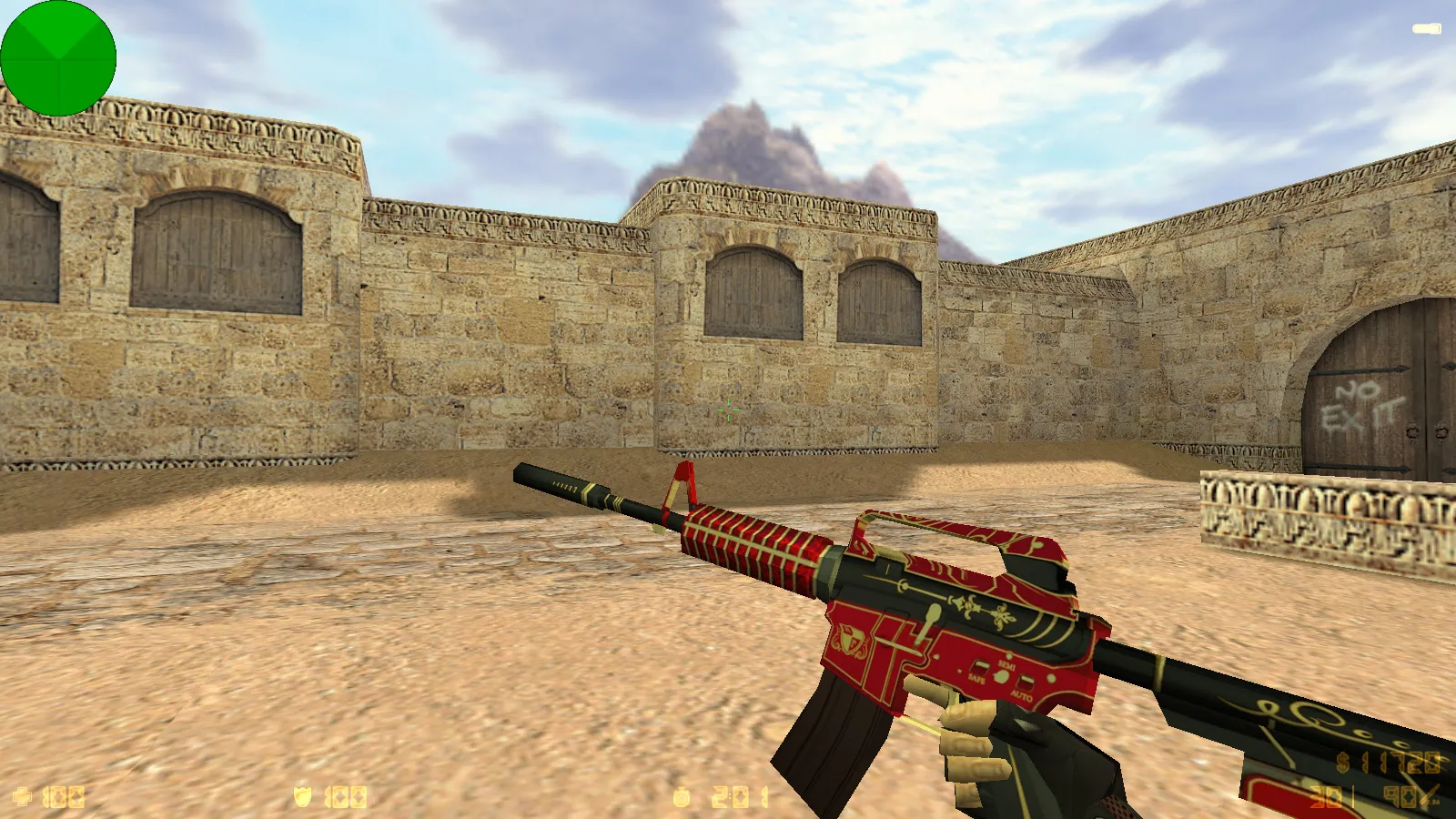 Скриншот CS 1.6 от Kuro: блогерская сборка с 6 апгрейдами, 27 моделями оружия v_/p_/w_, темным меню и оптимизированным конфигом