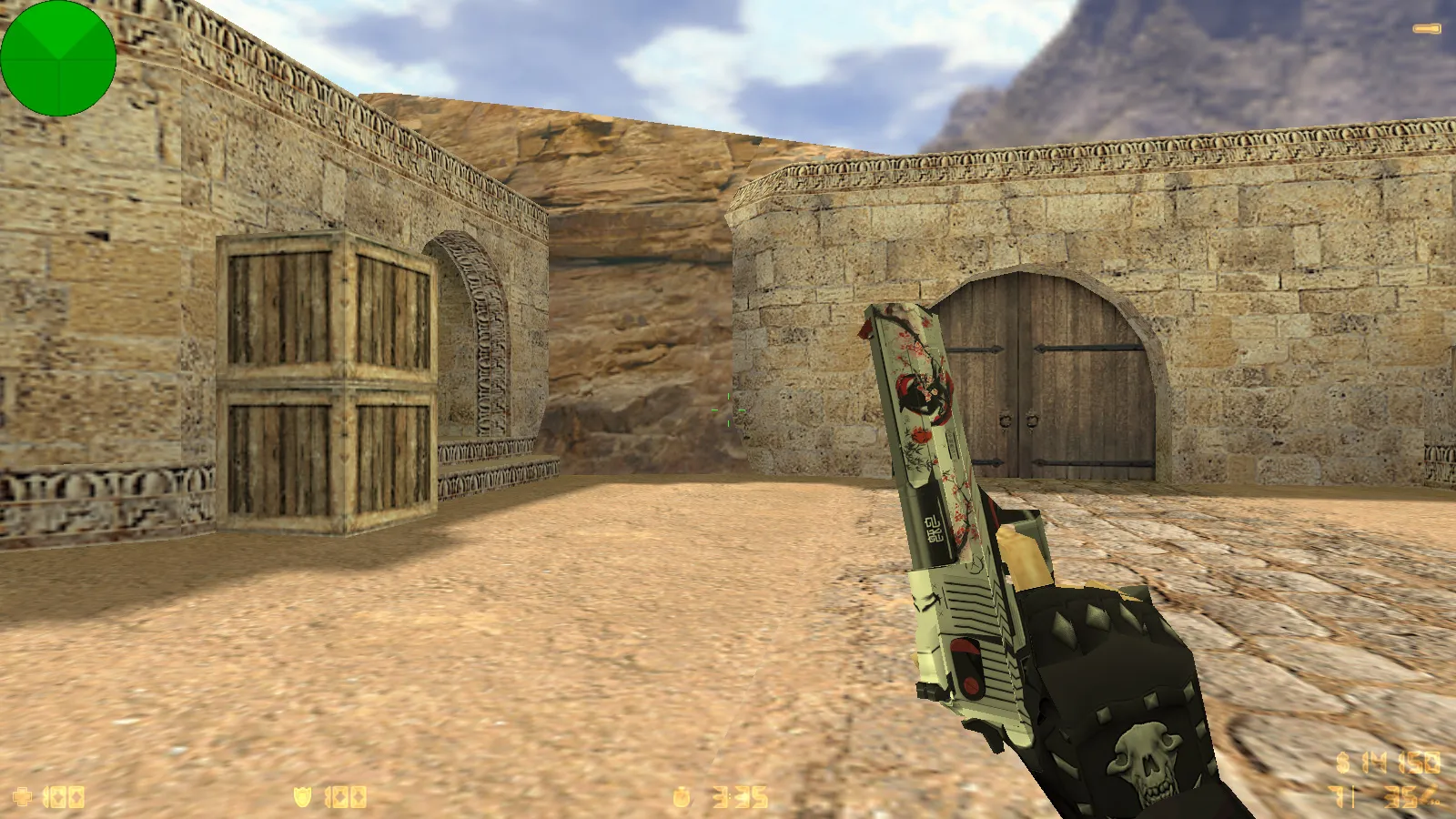 Скриншот  CS 1.6 от Kuro: блогерская сборка с 6 апгрейдами, 27 моделями оружия v_/p_/w_, темным меню и оптимизированным конфигом