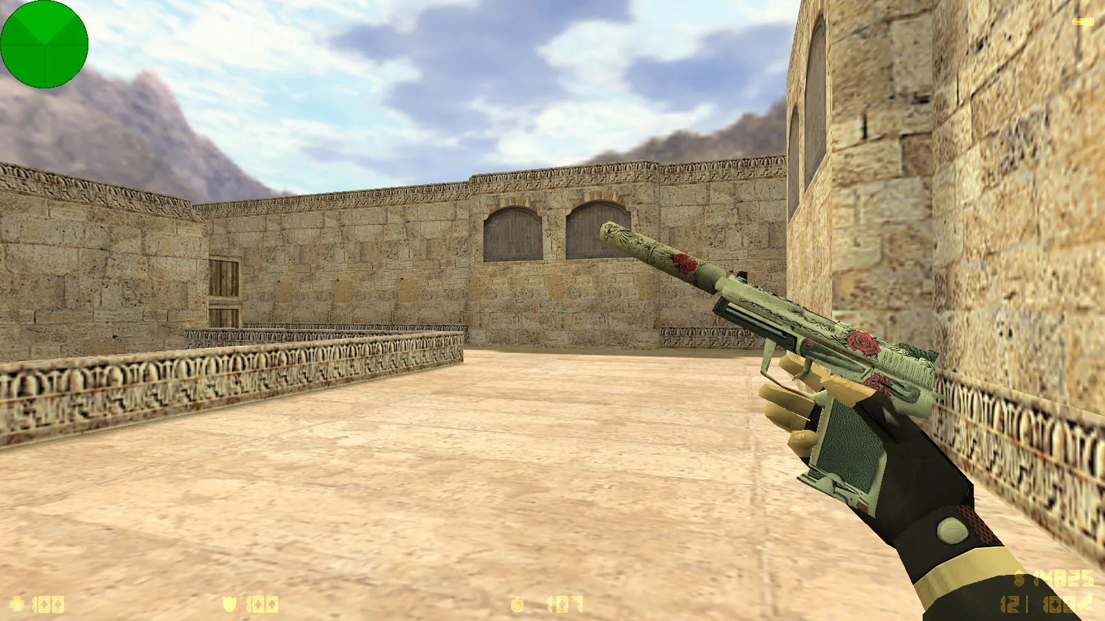 Скриншот  CS 1.6 от Kuro: блогерская сборка с 6 апгрейдами, 27 моделями оружия v_/p_/w_, темным меню и оптимизированным конфигом