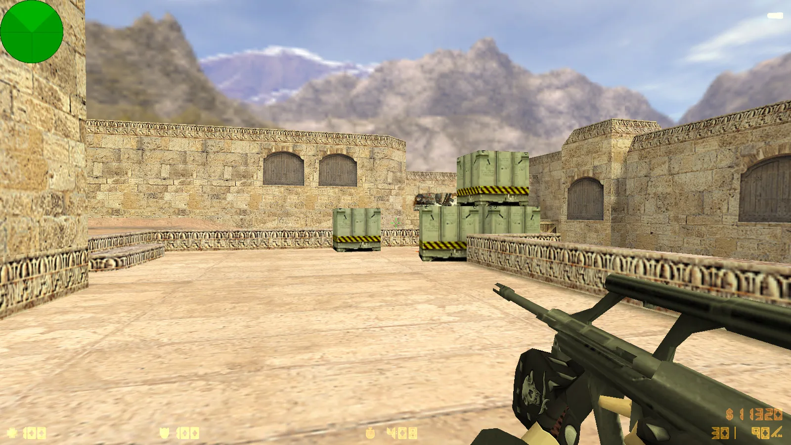 Скриншот  CS 1.6 от Kuro: блогерская сборка с 6 апгрейдами, 27 моделями оружия v_/p_/w_, темным меню и оптимизированным конфигом