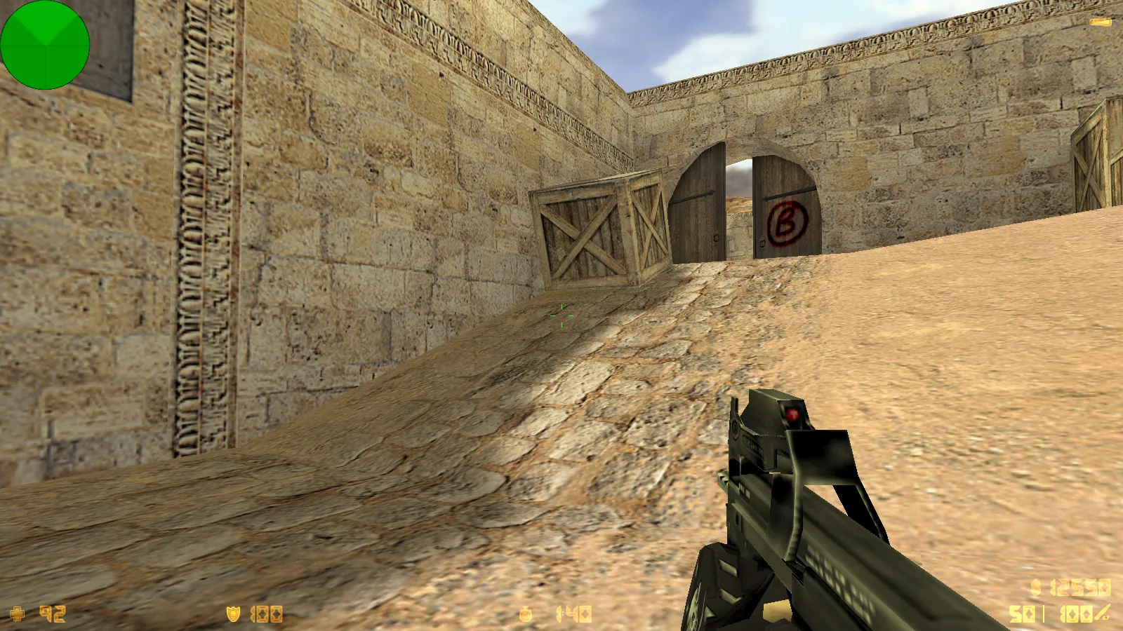 Скриншот  CS 1.6 от Kuro: блогерская сборка с 6 апгрейдами, 27 моделями оружия v_/p_/w_, темным меню и оптимизированным конфигом