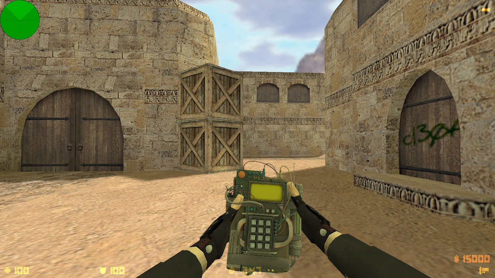 Скриншот  CS 1.6 от Kuro: блогерская сборка с 6 апгрейдами, 27 моделями оружия v_/p_/w_, темным меню и оптимизированным конфигом