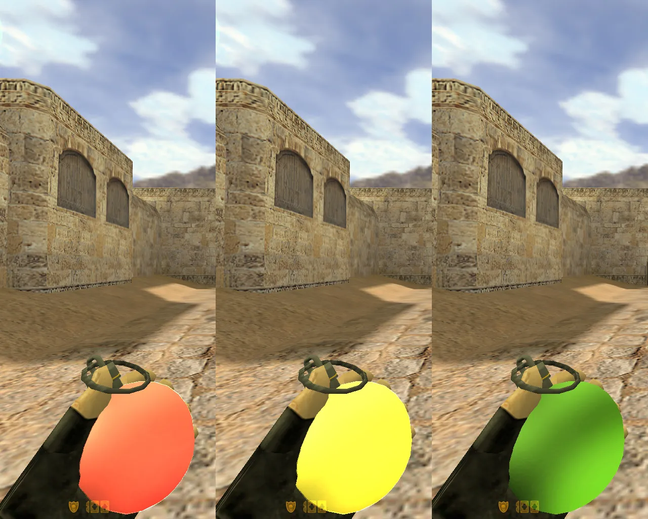 Скриншот  CS 1.6 от Лама «Новогодняя» — сборка с 12 новогодними скинами, музыкой меню и оригинальным конфигом