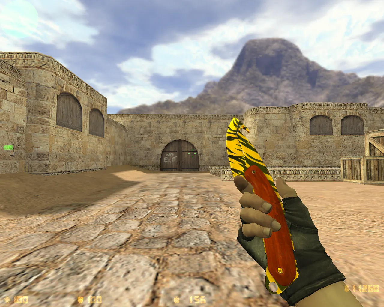 Скриншот CS 1.6 от Лама v2: блогерская сборка с темным меню, 9 скинами оружия и чистым конфигом