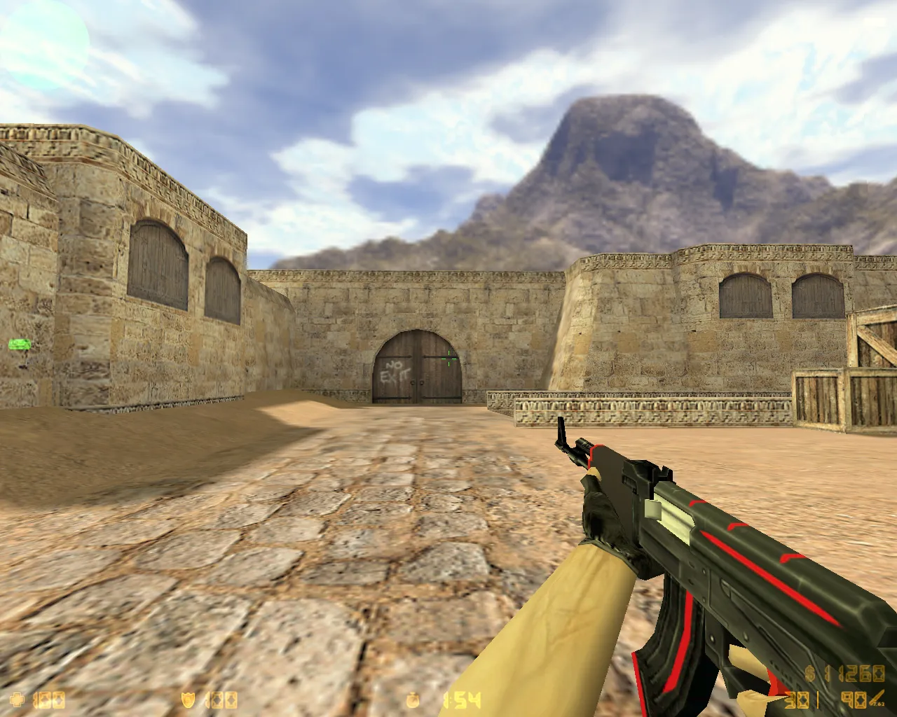 Скриншот CS 1.6 от Лама v2: блогерская сборка с темным меню, 9 скинами оружия и чистым конфигом