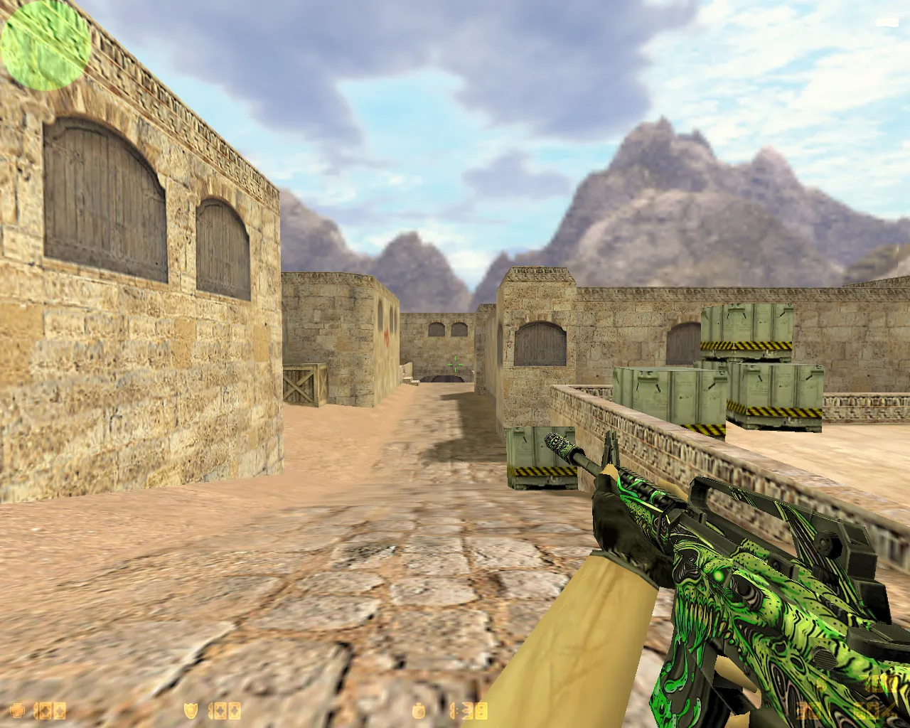 Скриншот  CS 1.6 от Лама v2: блогерская сборка с темным меню, 9 скинами оружия и чистым конфигом