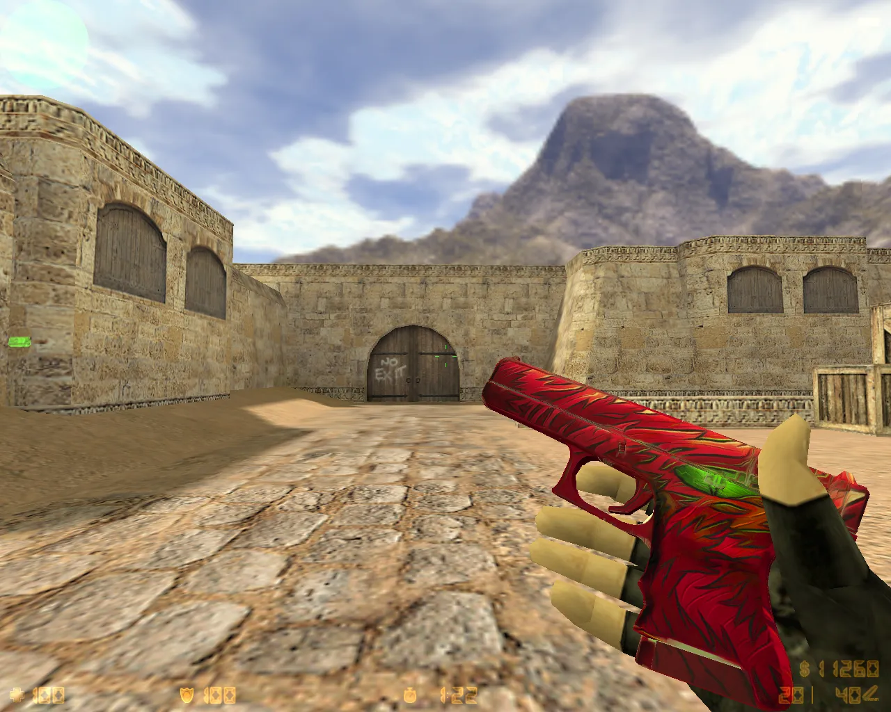 Скриншот  CS 1.6 от Лама v2: блогерская сборка с темным меню, 9 скинами оружия и чистым конфигом