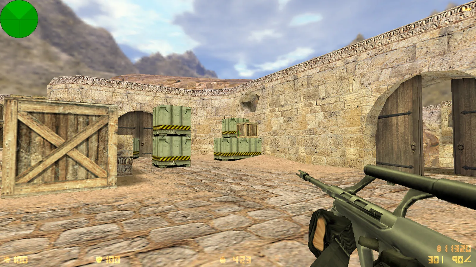 Скриншот  CS 1.6 Lant Final сборка: версии и года, 5 аддонов, оптимизированный config.cfg, русские ники и онлайн 250+ серверов