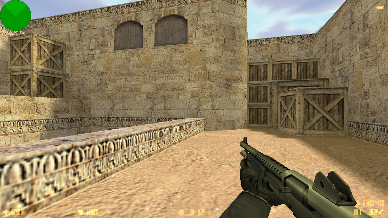 Скриншот  CS 1.6 Lant Final сборка: версии и года, 5 аддонов, оптимизированный config.cfg, русские ники и онлайн 250+ серверов