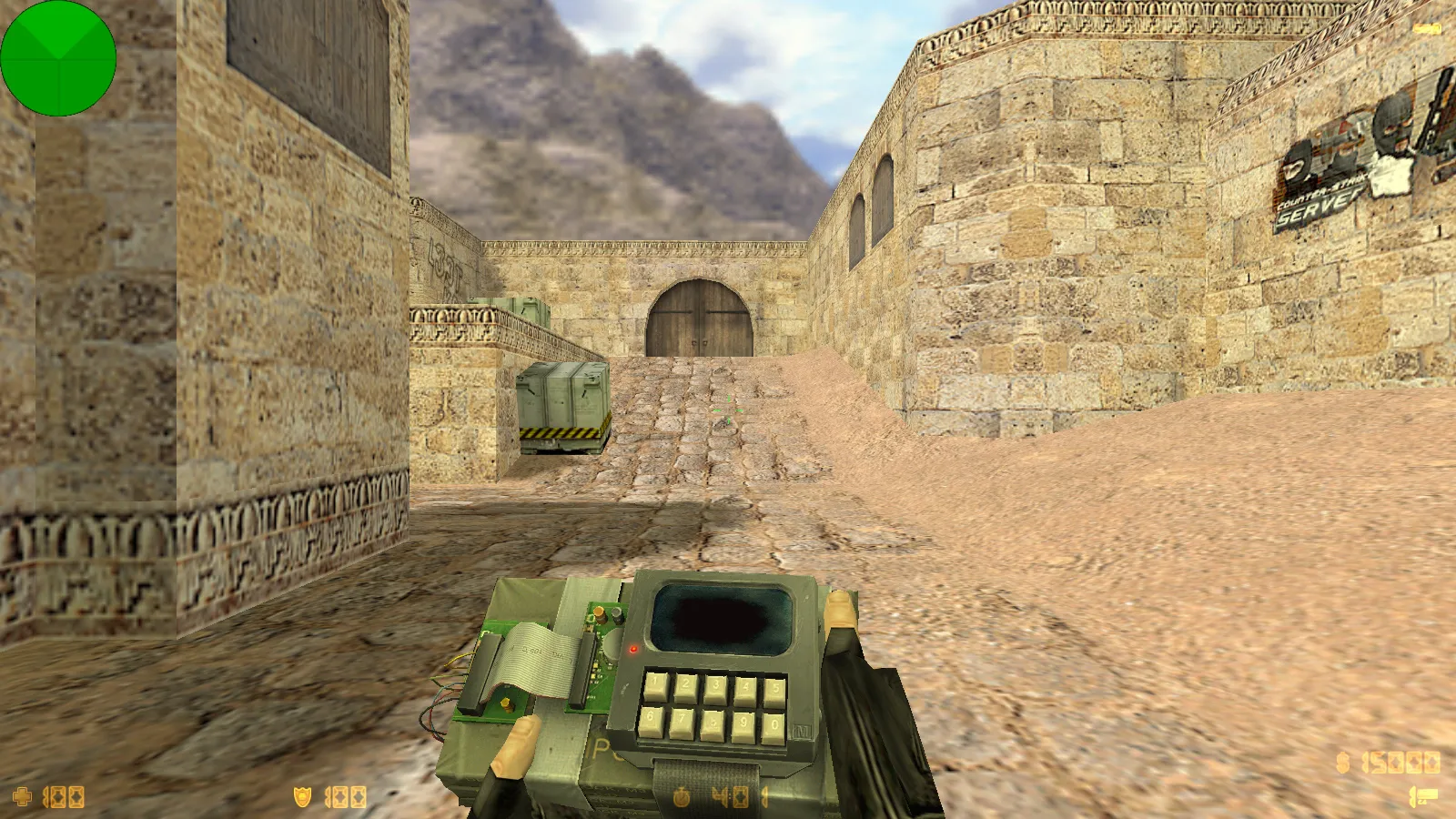 Скриншот  CS 1.6 от LаниWымбал: сборка с 7 допами, скины оружия, красно-синие модели, темное меню и оптимизированный конфиг