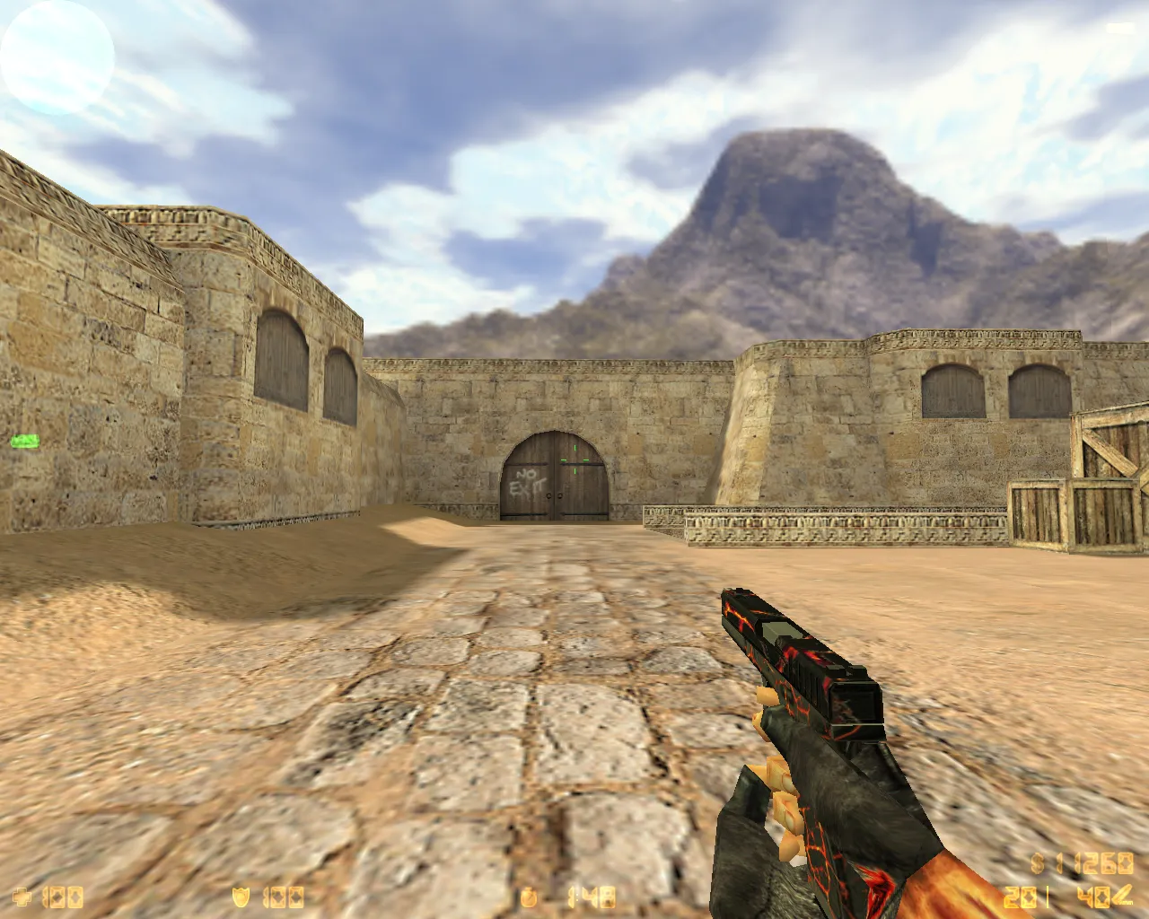 Скриншот  CS 1.6 «Лава»: полный пак Lava моделей оружия, спецназ и террористы, черная тема, звуки и оптимизированный конфиг