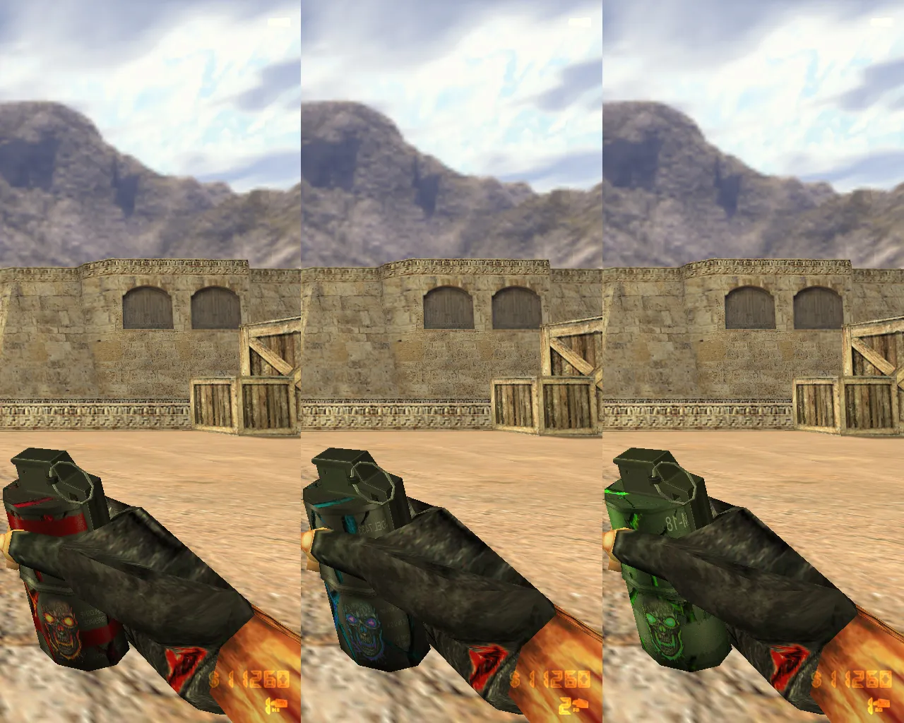 Скриншот  CS 1.6 «Лава»: полный пак Lava моделей оружия, спецназ и террористы, черная тема, звуки и оптимизированный конфиг