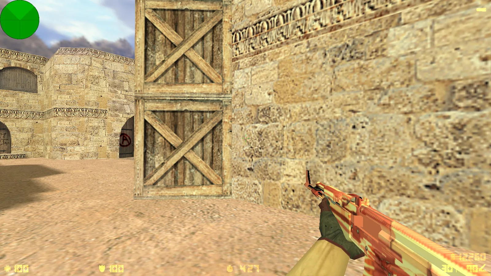 Скриншот CS 1.6 от Layt1s: блогерская сборка с 6 улучшениями, скины оружия, цветные модели, темное меню и оптимизированный конфиг