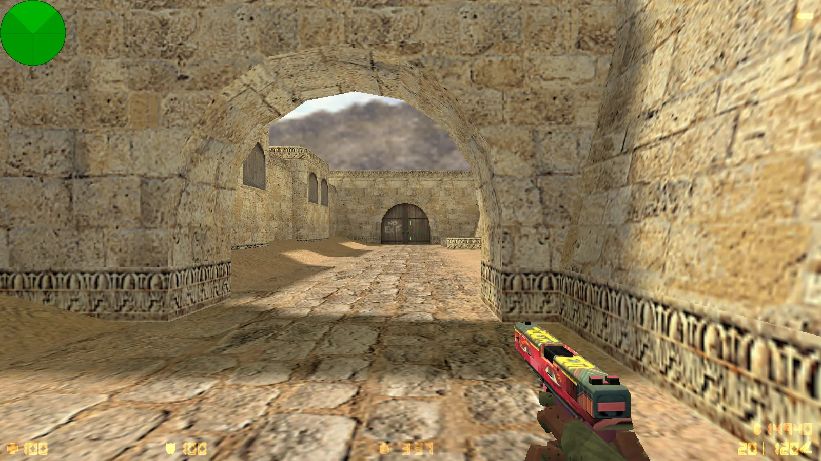 Скриншот  CS 1.6 от Layt1s: блогерская сборка с 6 улучшениями, скины оружия, цветные модели, темное меню и оптимизированный конфиг