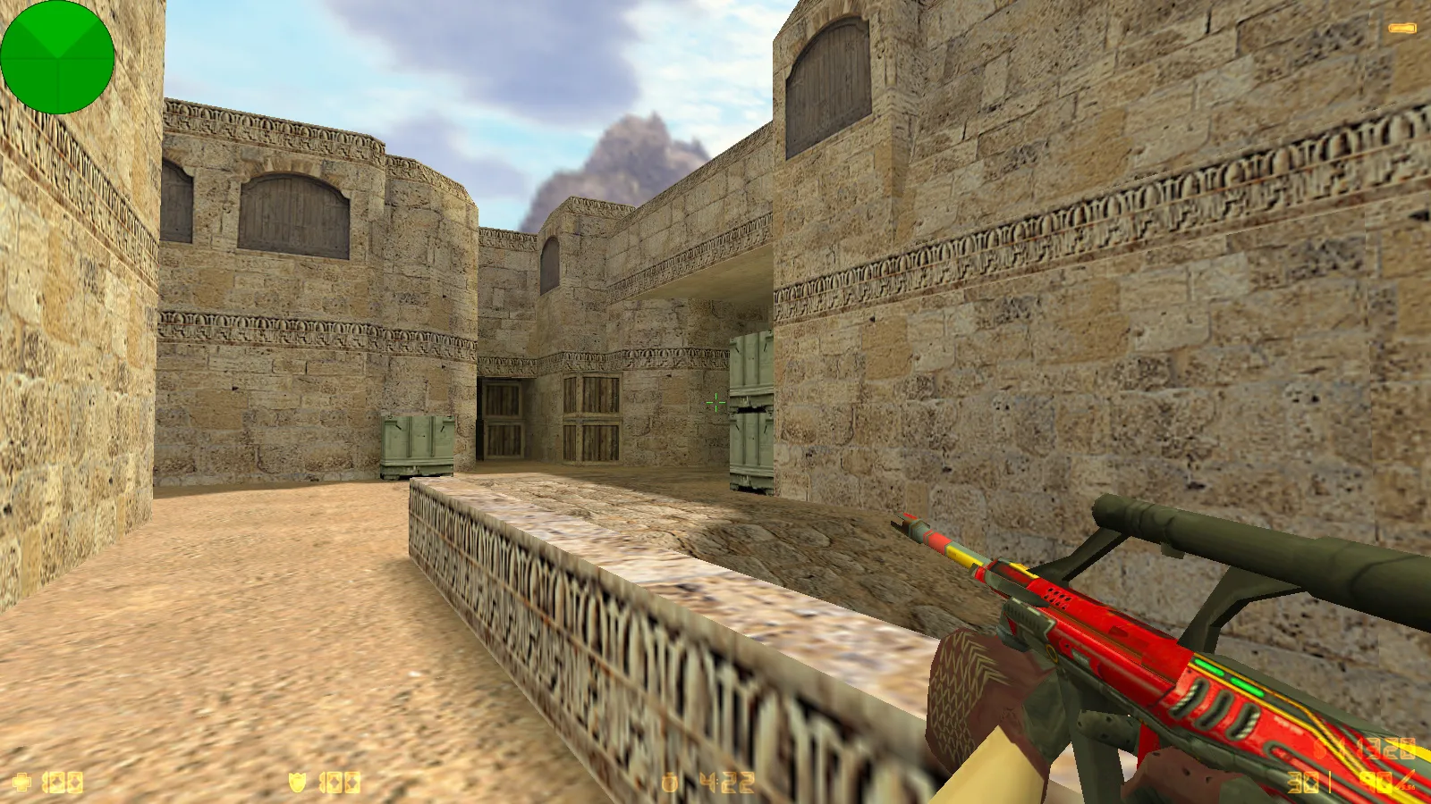 Скриншот  CS 1.6 от Layt1s: блогерская сборка с 6 улучшениями, скины оружия, цветные модели, темное меню и оптимизированный конфиг