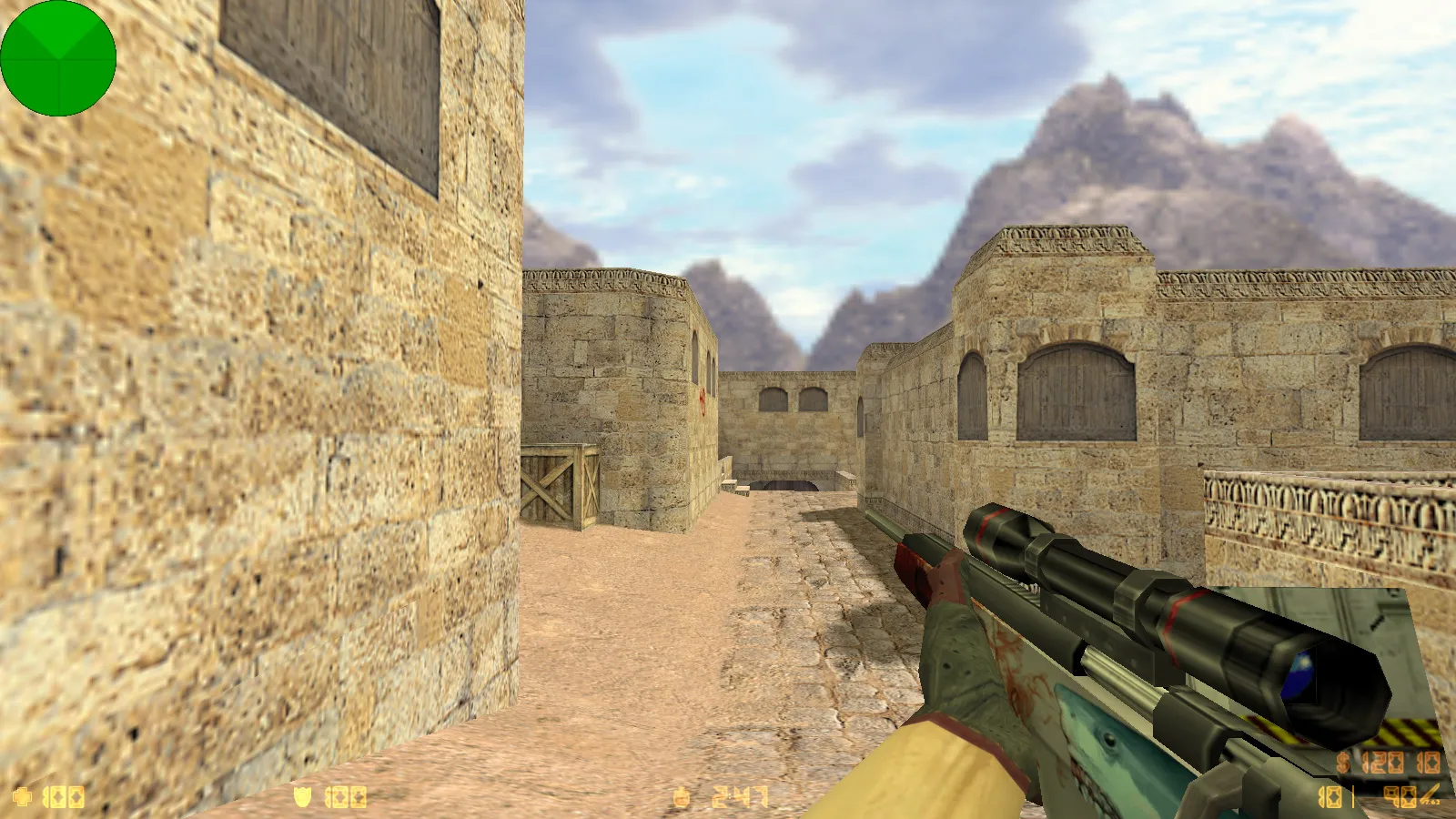 Скриншот  CS 1.6 от Layt1s: блогерская сборка с 6 улучшениями, скины оружия, цветные модели, темное меню и оптимизированный конфиг