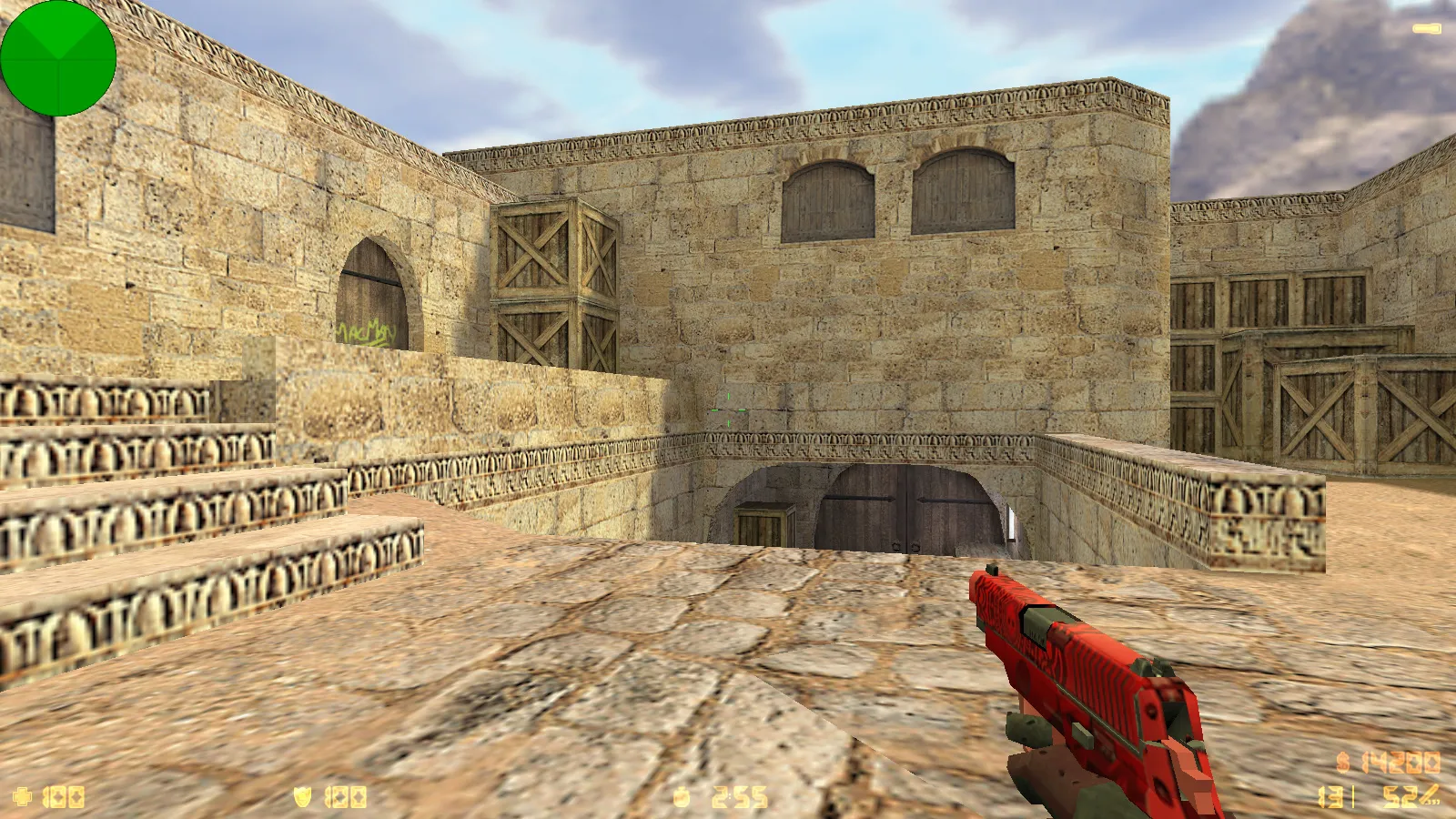 Скриншот  CS 1.6 от Layt1s: блогерская сборка с 6 улучшениями, скины оружия, цветные модели, темное меню и оптимизированный конфиг