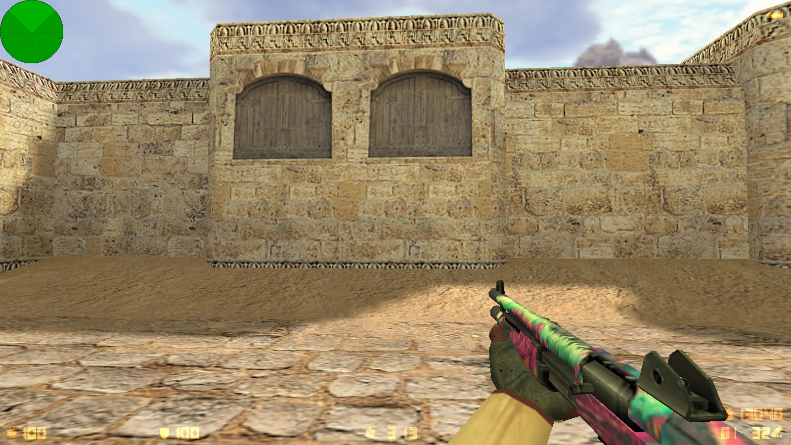 Скриншот  CS 1.6 от Layt1s: блогерская сборка с 6 улучшениями, скины оружия, цветные модели, темное меню и оптимизированный конфиг