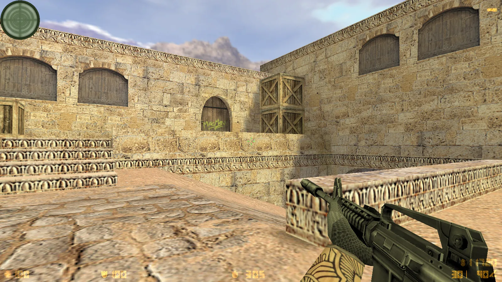 Скриншот CS 1.6 Legends 2019: сборка 2019 с улучшенными моделями оружия, звуками, радаром и оптимизированным конфигом