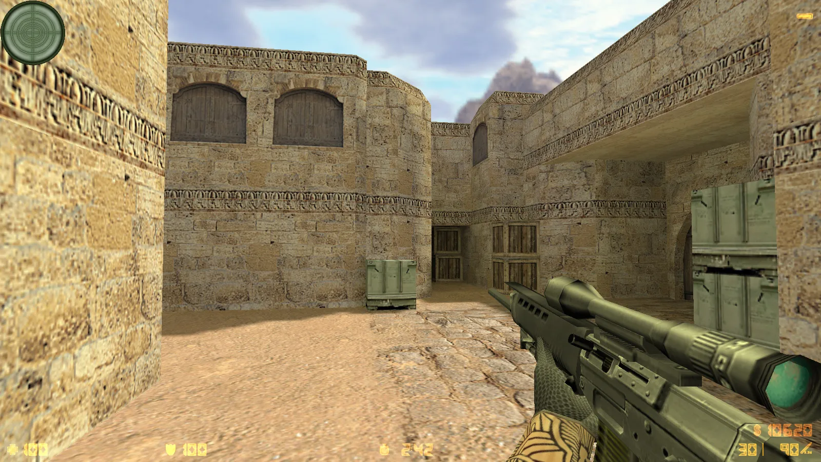 Скриншот  CS 1.6 Legends 2019: сборка 2019 с улучшенными моделями оружия, звуками, радаром и оптимизированным конфигом