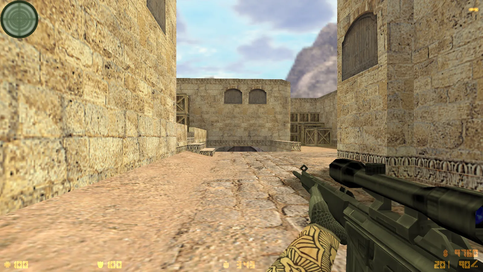 Скриншот  CS 1.6 Legends 2019: сборка 2019 с улучшенными моделями оружия, звуками, радаром и оптимизированным конфигом