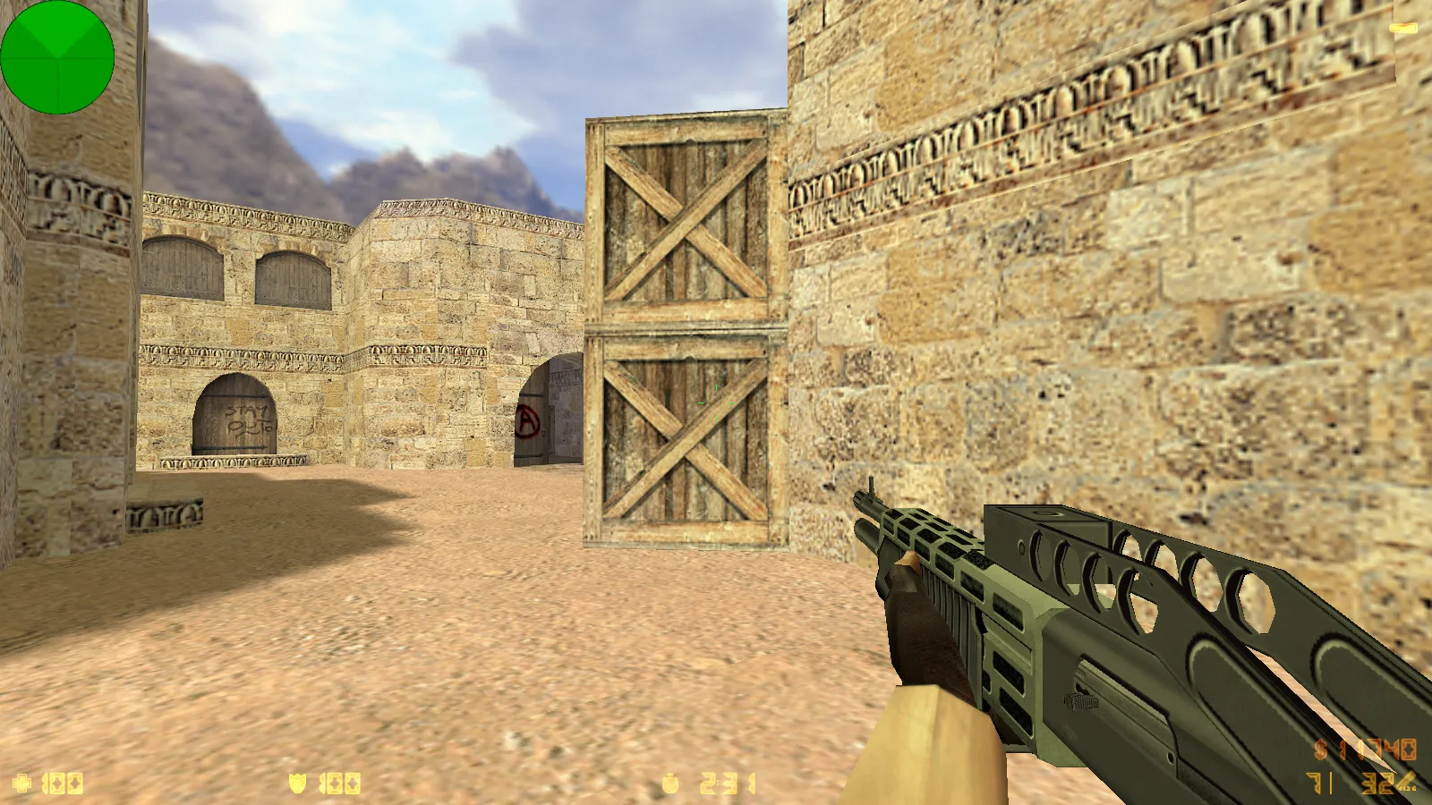 Скриншот  CS 1.6 от LeJkee Show: блогерская сборка с белым меню, моделями оружия и оптимизированным конфигом