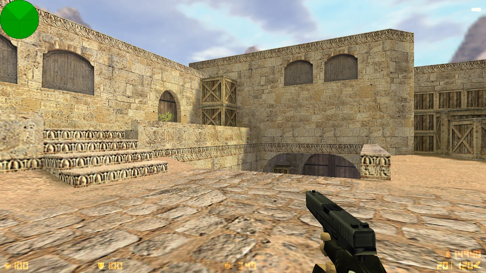 Скриншот  CS 1.6 с защитой от dream-x leo: оптимизация, чистый config.cfg, защита от подмены MasterServer и удобные настройки